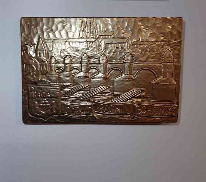 3D obraz  Praha Karlův most & hrad  - foto 4