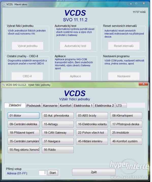 Nový VAG-COM VCDS 11.11 HEX-CAN kábel český jazyk - foto 3