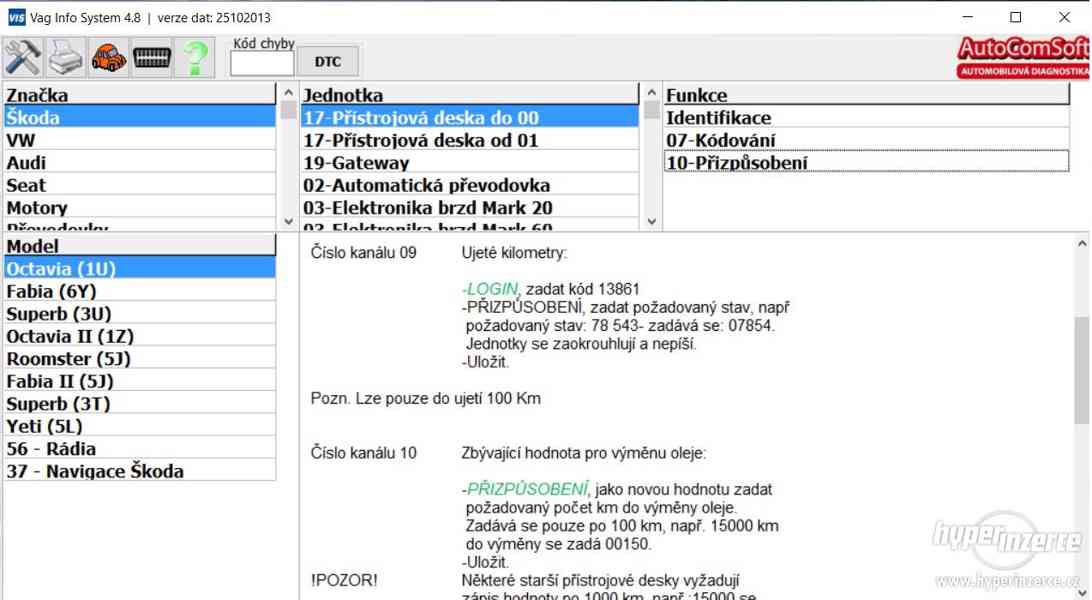 Nový VAG-COM VCDS 11.11 HEX-CAN kábel český jazyk - foto 5