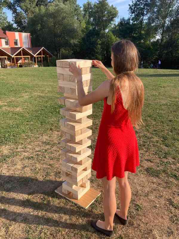 MAXI Jenga - dřevěná věž - foto 3