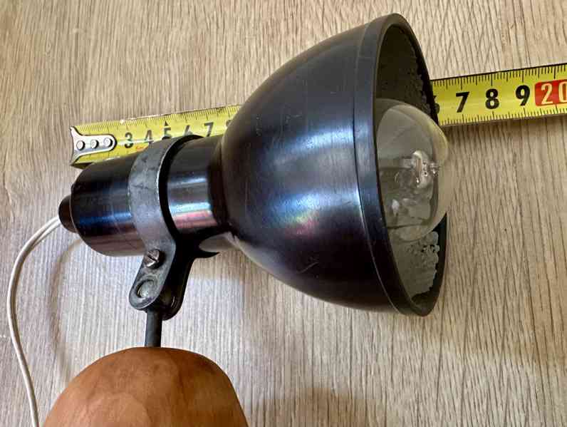 UPCYCLING el lampa AUTORSKÝ ORIGINÁL BAKELIT DŘEVO - foto 8