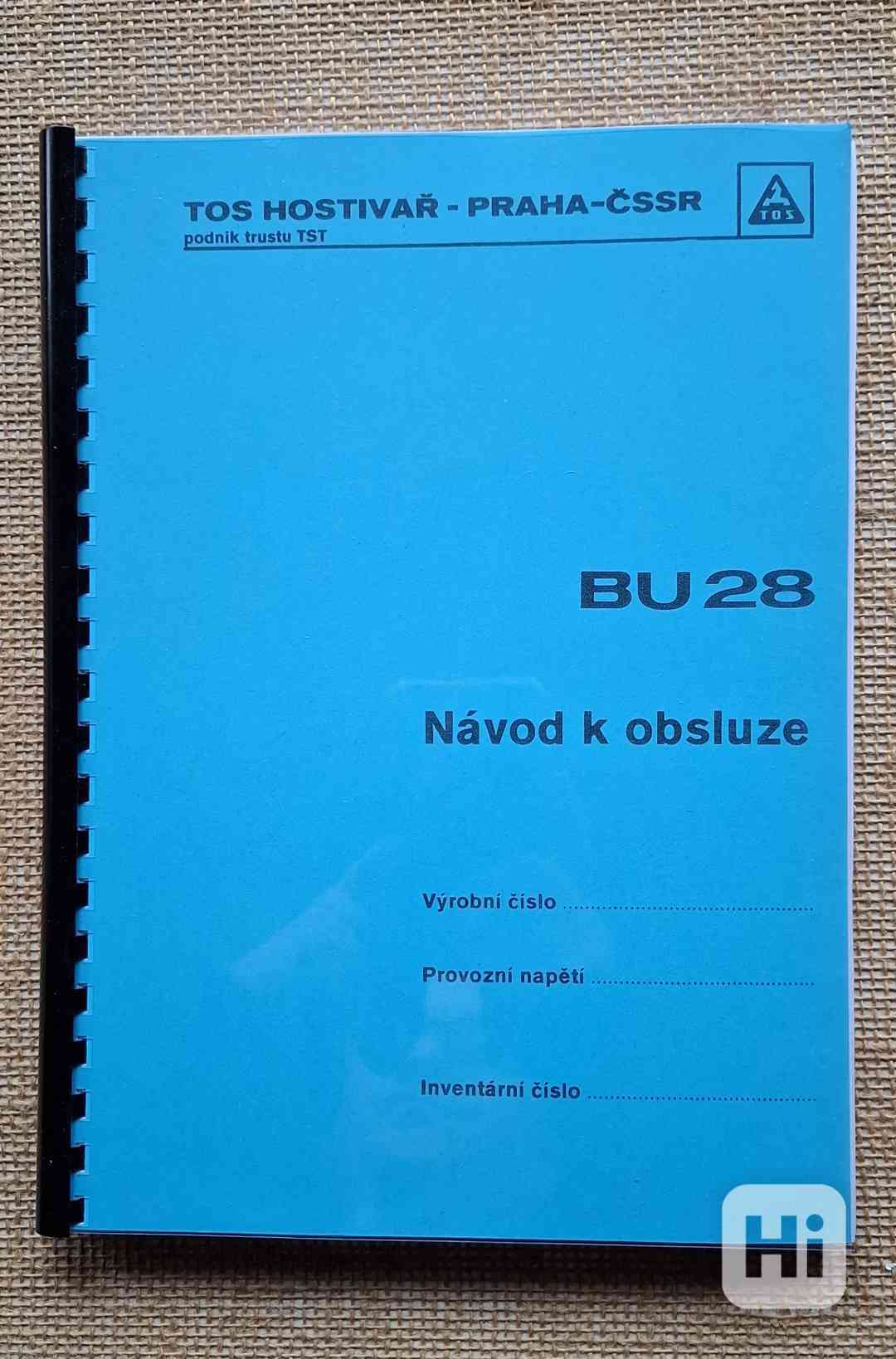 Návod k brusce BU-28 - foto 1