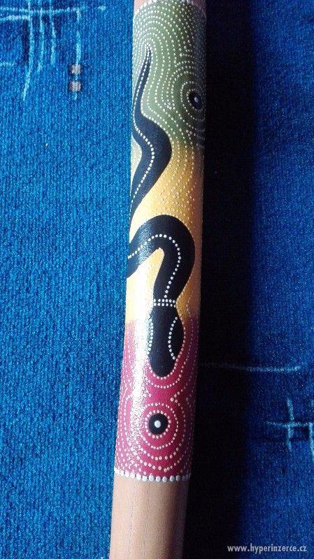 Krásné ručně malované didgeridoo - foto 3