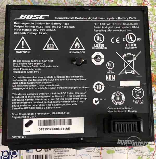 Battery Pack pro Bose SoundDock Portable - foto 1
