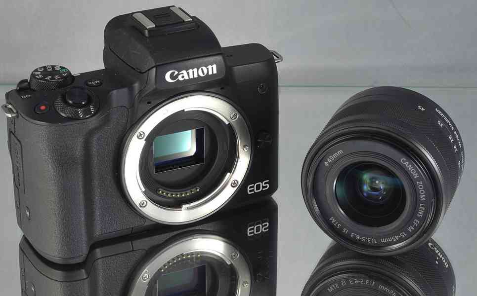 Canon EOS M50 +15-45mm *24,1Mpx*Full HDV* 1000 Exp - foto 3