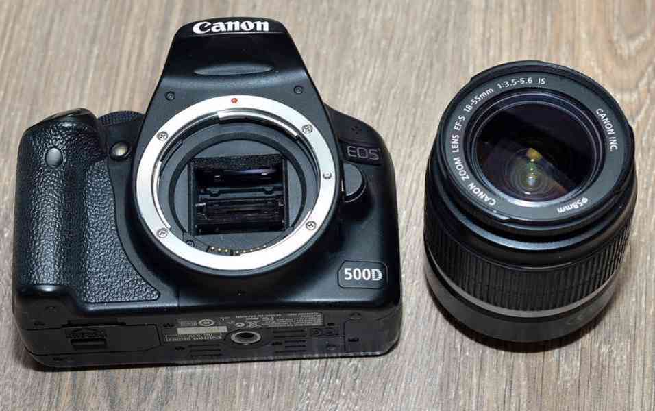 Canon EOS 500D + Objektiv  jen 13500 Exp. - foto 2