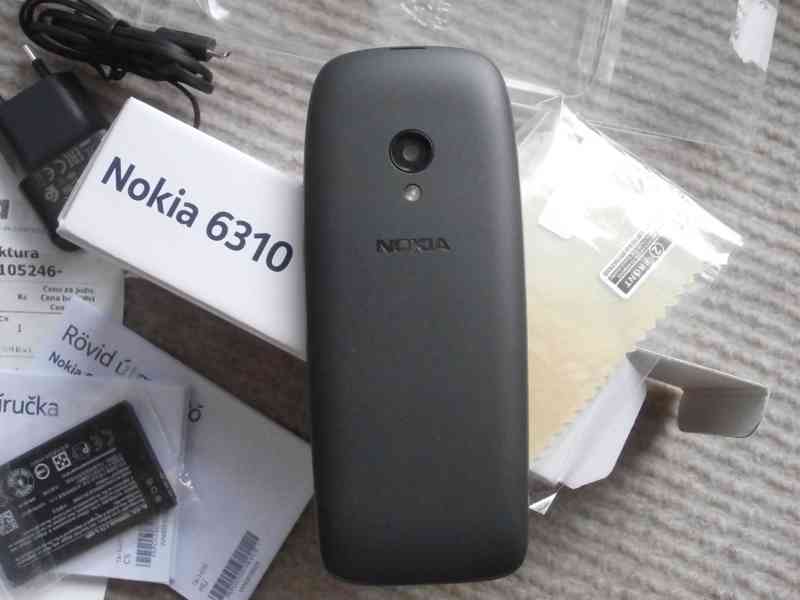 Telefon Nokia 6310 dual SIM, černý, záruční list - foto 3