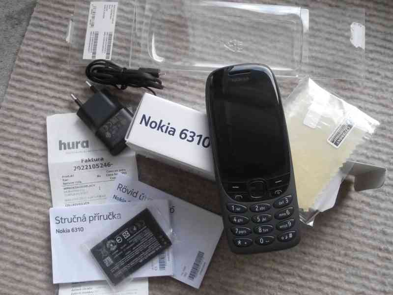 Telefon Nokia 6310 dual SIM, černý, záruční list - foto 2