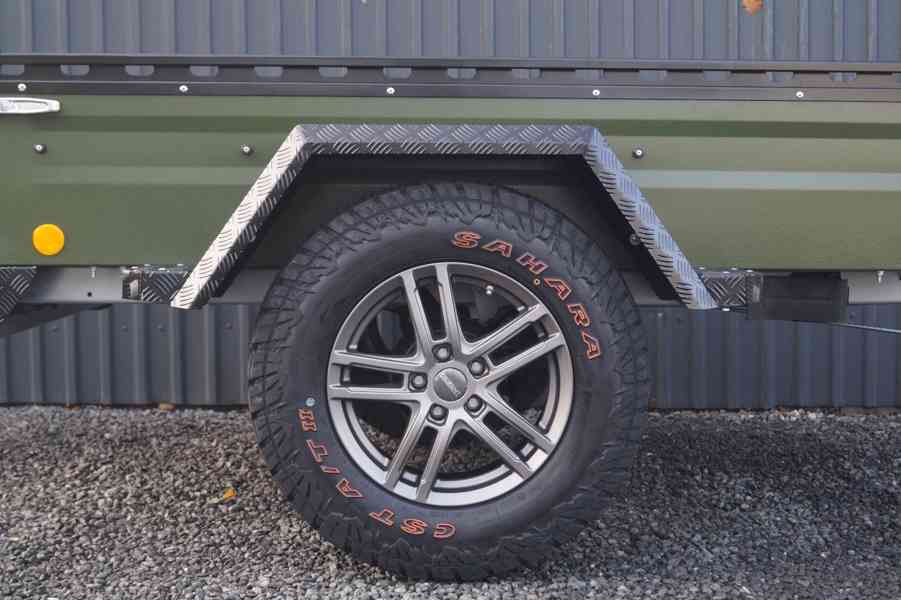 OFFROAD Přívěsný Vozík Valník 1t Zelený TPV/Böckmann - foto 8