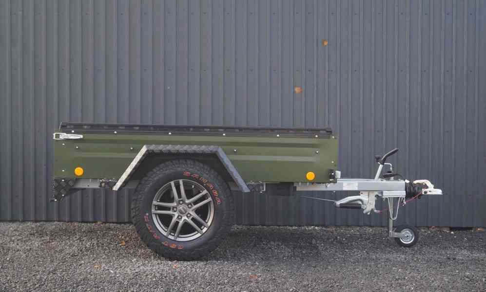 OFFROAD Přívěsný Vozík Valník 1t Zelený TPV/Böckmann - foto 5