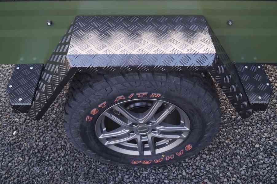 OFFROAD Přívěsný Vozík Valník 1t Zelený TPV/Böckmann - foto 3