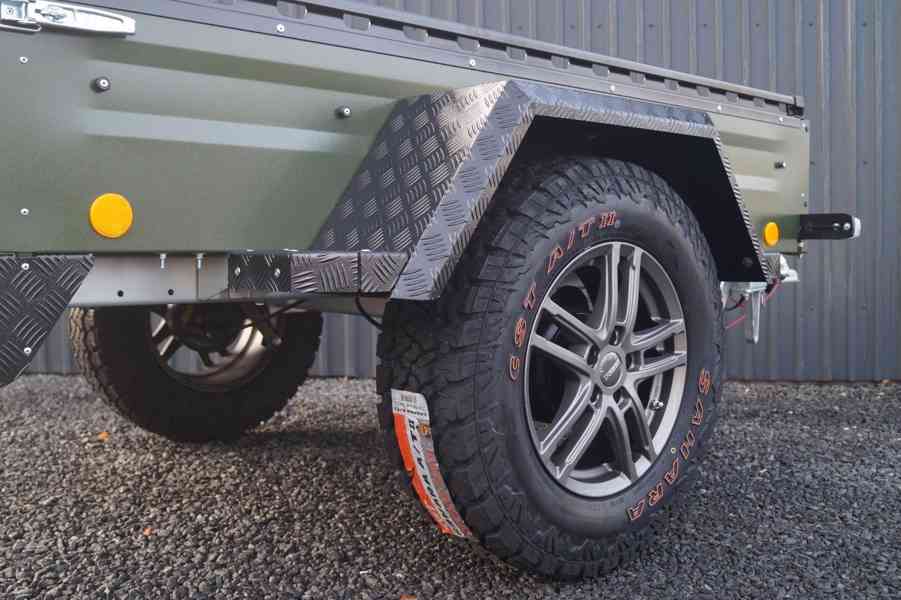 OFFROAD Přívěsný Vozík Valník 1t Zelený TPV/Böckmann - foto 4