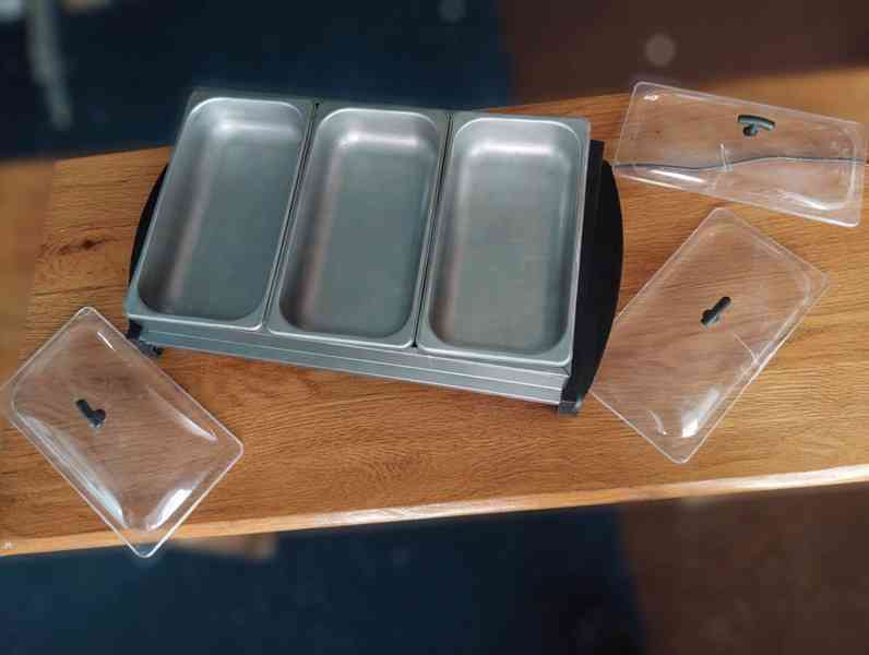 Elektrický třísekční ohřívač jídel - foto 3