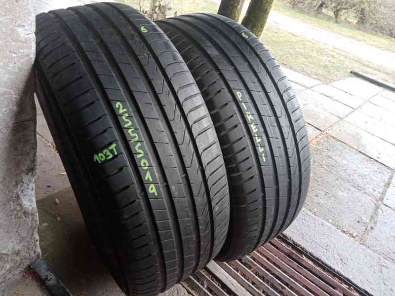 Letní pneu 2kusy 255/50/19 vzorek 85% PIRELLI - dobírka - foto 1