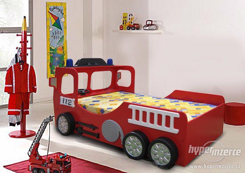 Dětská postel - auto HASIČI - foto 2