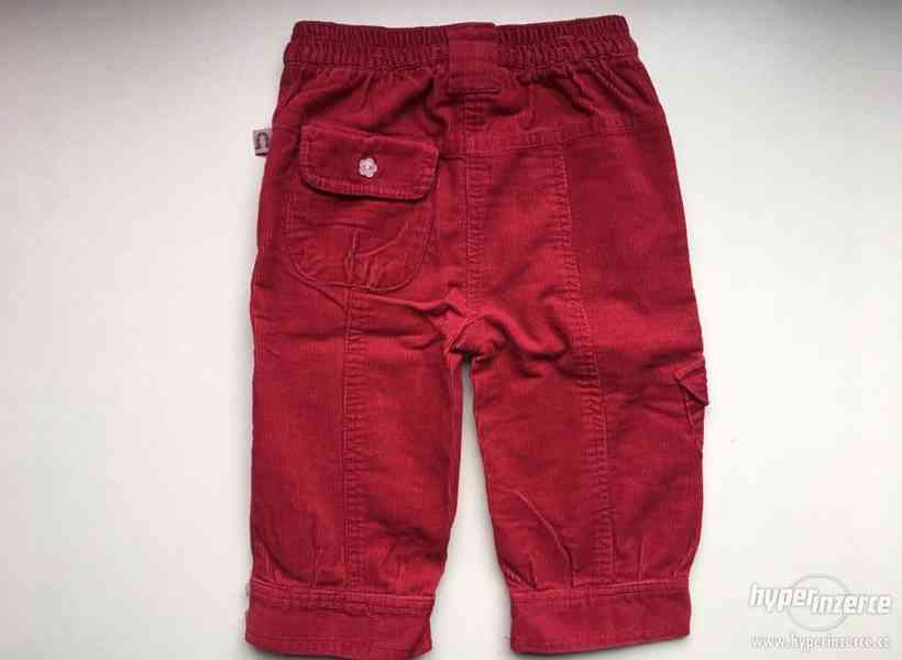 Manžestrové kalhoty (6 - 9 měs.) - foto 3