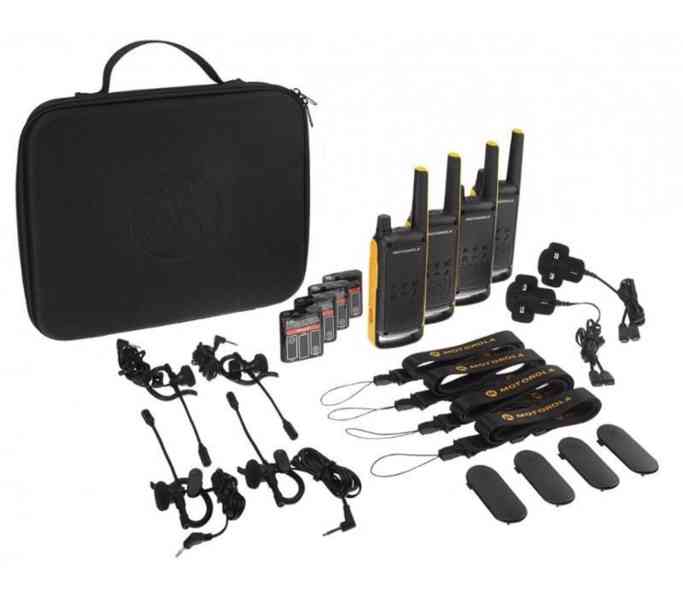 Vysílačky Motorola TLKR T82 Extreme, Quadpack, žlutá/černá - foto 2