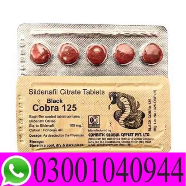 Black Cobra 125mg Tablets in Karachi ( 03001040944 } Shop no