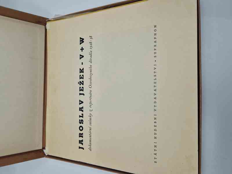 LP Osvobozené divadlo 1928 -1938, V+W, Jar. Ježek, Supraphon - foto 3