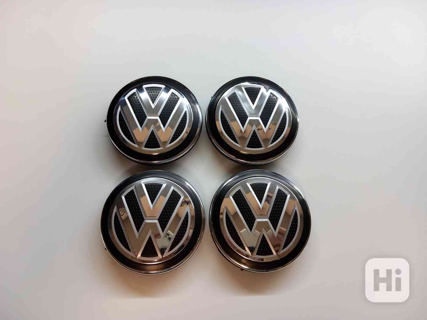 Středové krytky Vw, 65x56mm, Nové logo struktura - foto 1