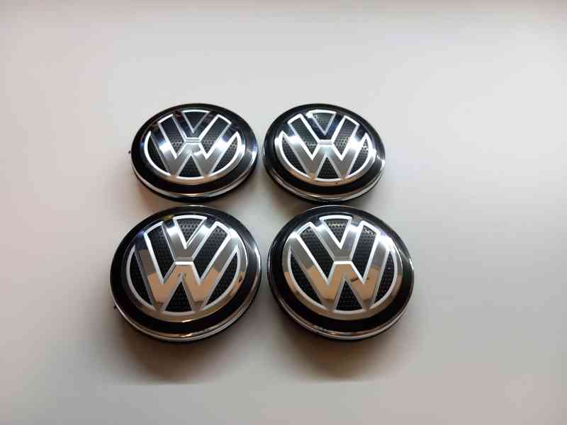 Středové krytky Vw, 65x56mm, Nové logo struktura - foto 8