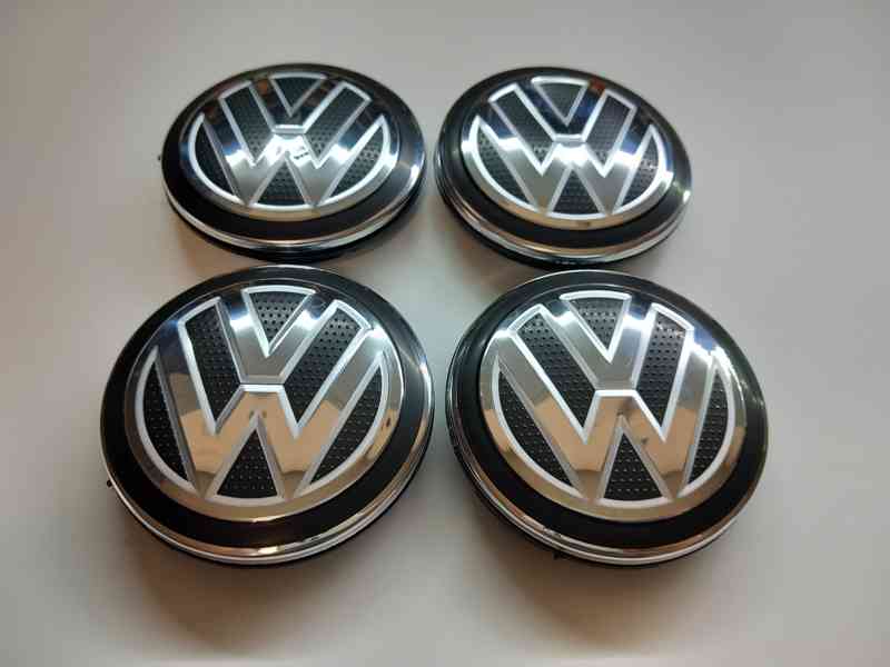 Středové krytky Vw, 65x56mm, Nové logo struktura - foto 7
