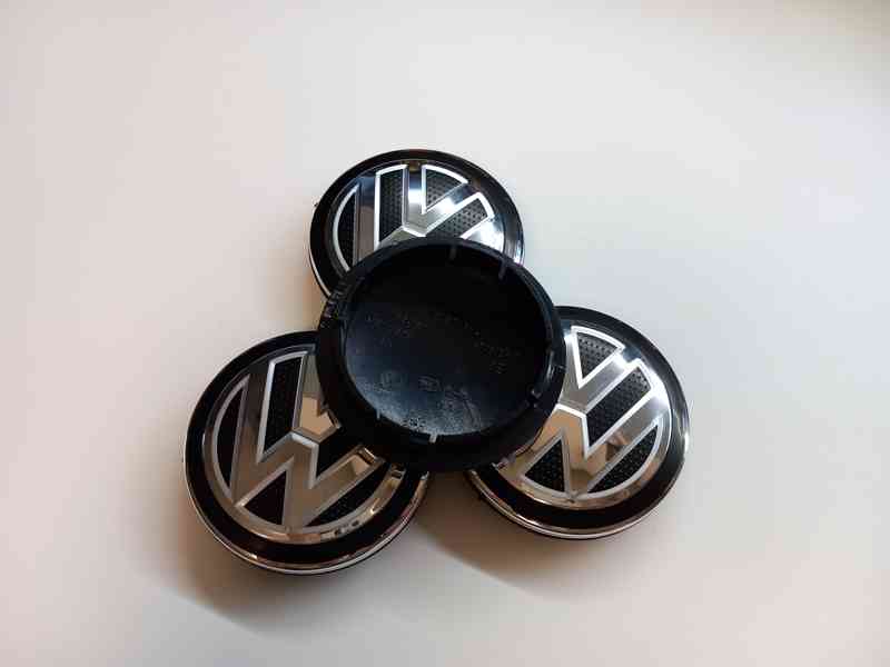 Středové krytky Vw, 65x56mm, Nové logo struktura - foto 4