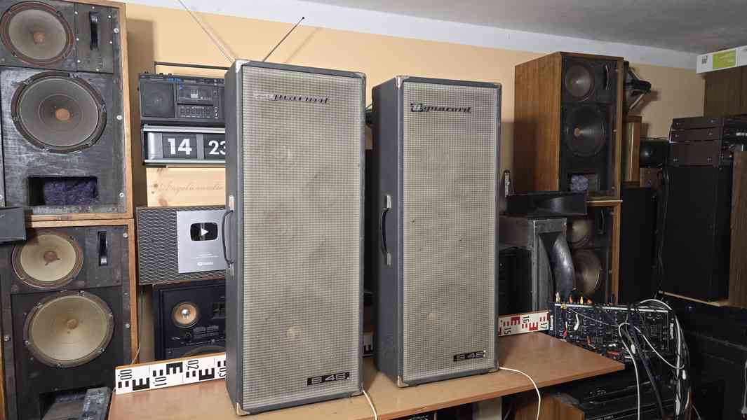 Dynacord S45 reprosoustavy Německo 1968 výborný zvuk - foto 2