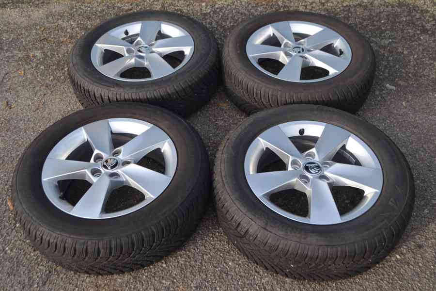 Š.Fabia IV/VW Polo. S.Ibiza -NOVÁ zimní ALU sada 185/65R15 - foto 9