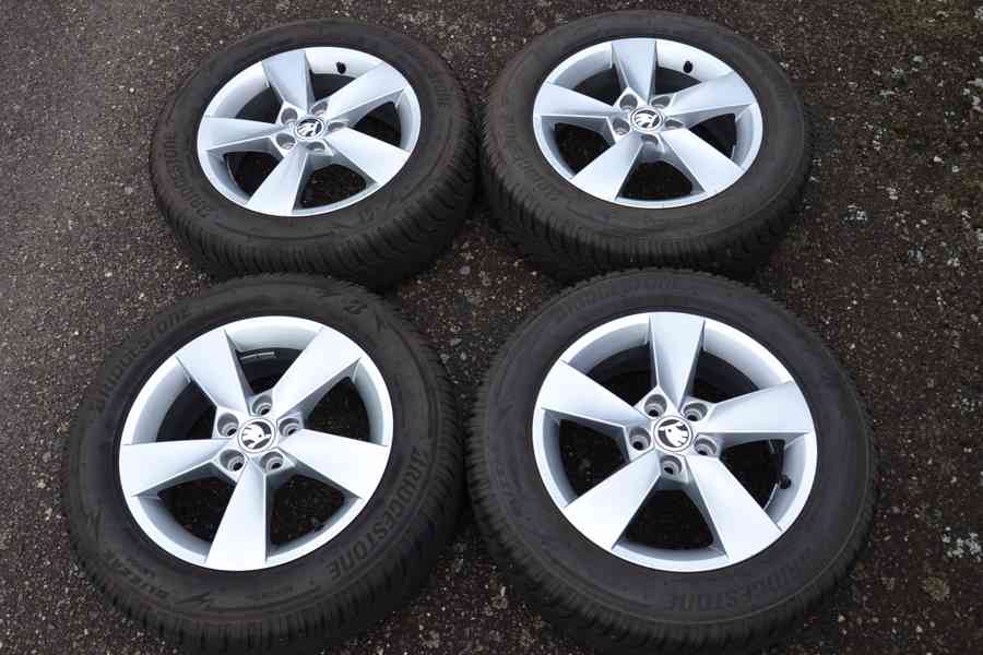 Š.Fabia IV/VW Polo. S.Ibiza -NOVÁ zimní ALU sada 185/65R15 - foto 2
