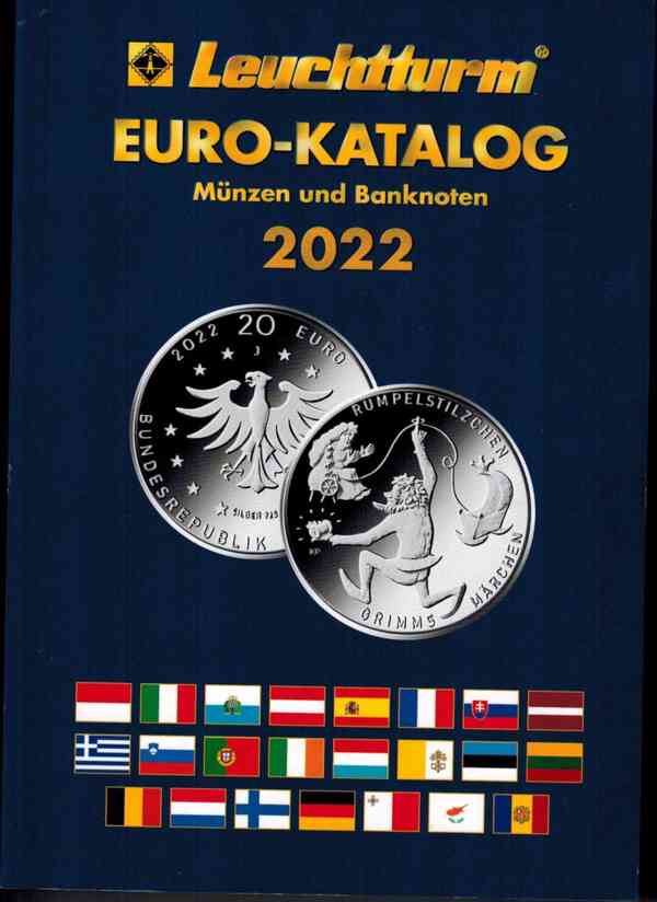 Super katalog na euromince a bankovky 2022. Německý -800 str - foto 1