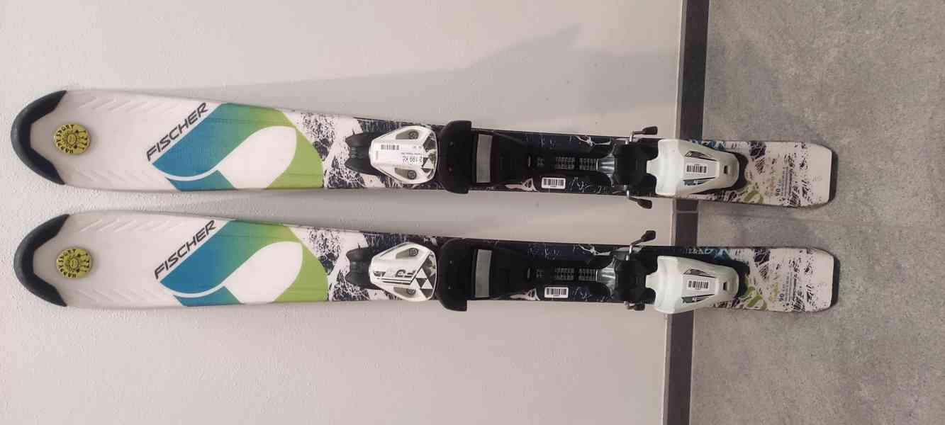 Prodám dětské lyže Fischer 90cm - foto 1