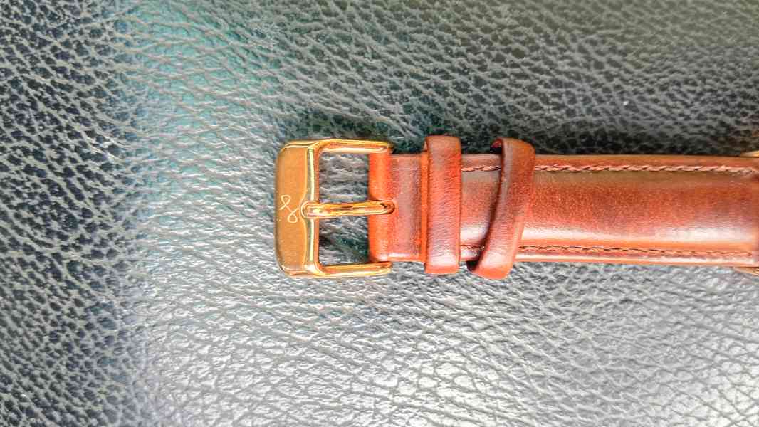 Elegantní hodinky About Vintage 1969 – Gold / Blue Hands (No - foto 4