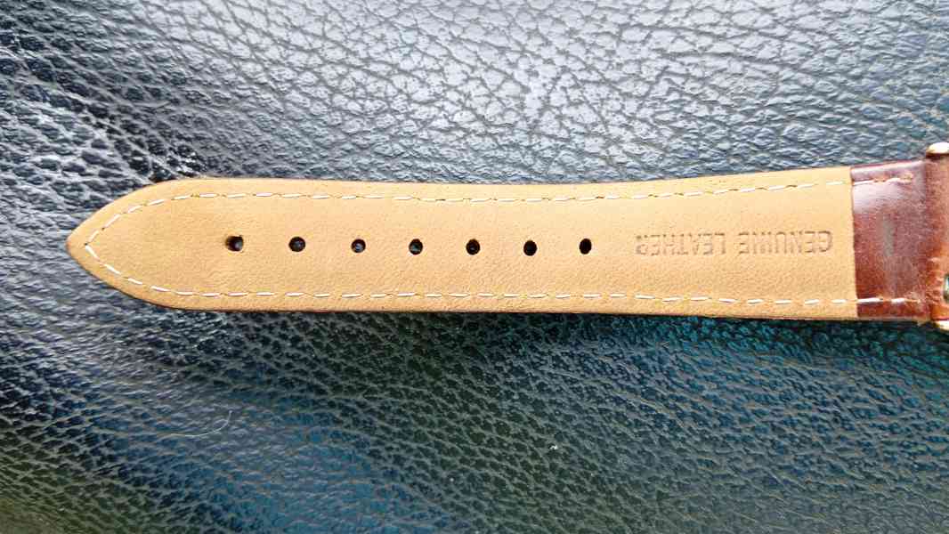 Elegantní hodinky About Vintage 1969 – Gold / Blue Hands (No - foto 3