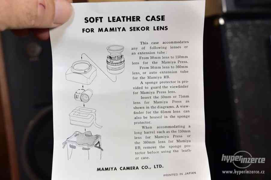Mamiya Soft Leather Case - NEPOUŽITÉ originální pouzdro - foto 2