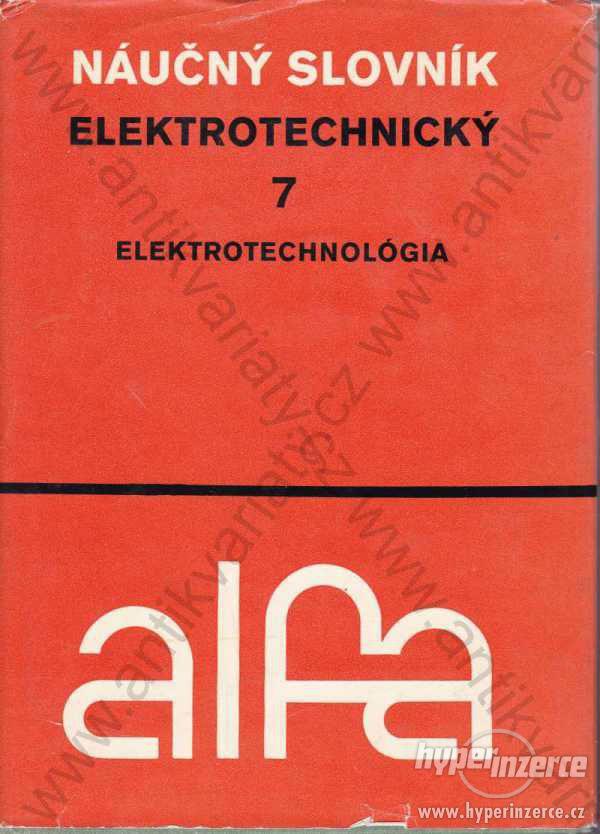 Náučný slovník elektrotechnický 7 Mazák  Šaling - foto 1