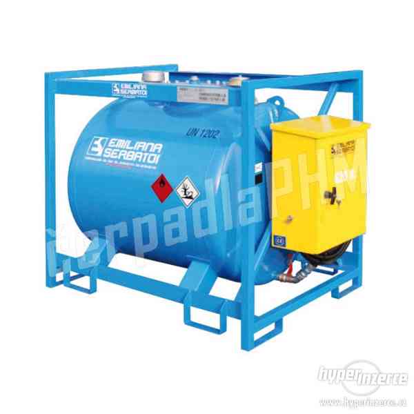 Mobilní nádrž na naftu TRASPO® 910 litrů - foto 1