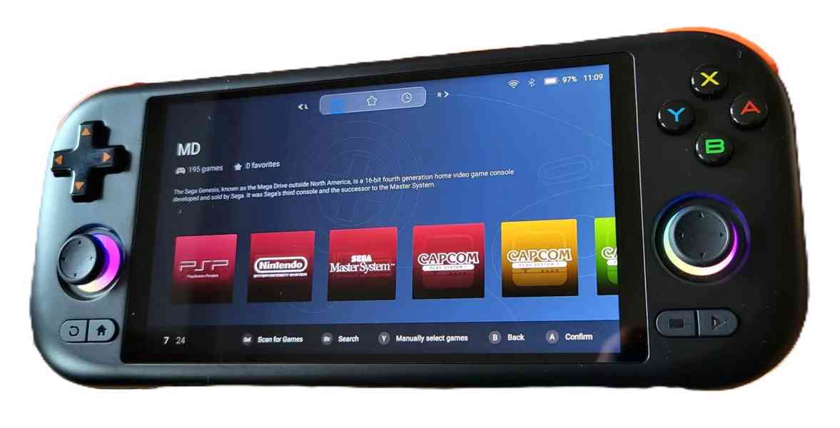 Retro Android handheld konzole Mangmi Air X 128GB PS PSP N64 - foto 8