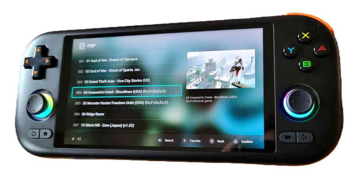 Retro Android handheld konzole Mangmi Air X 128GB PS PSP N64 - foto 9