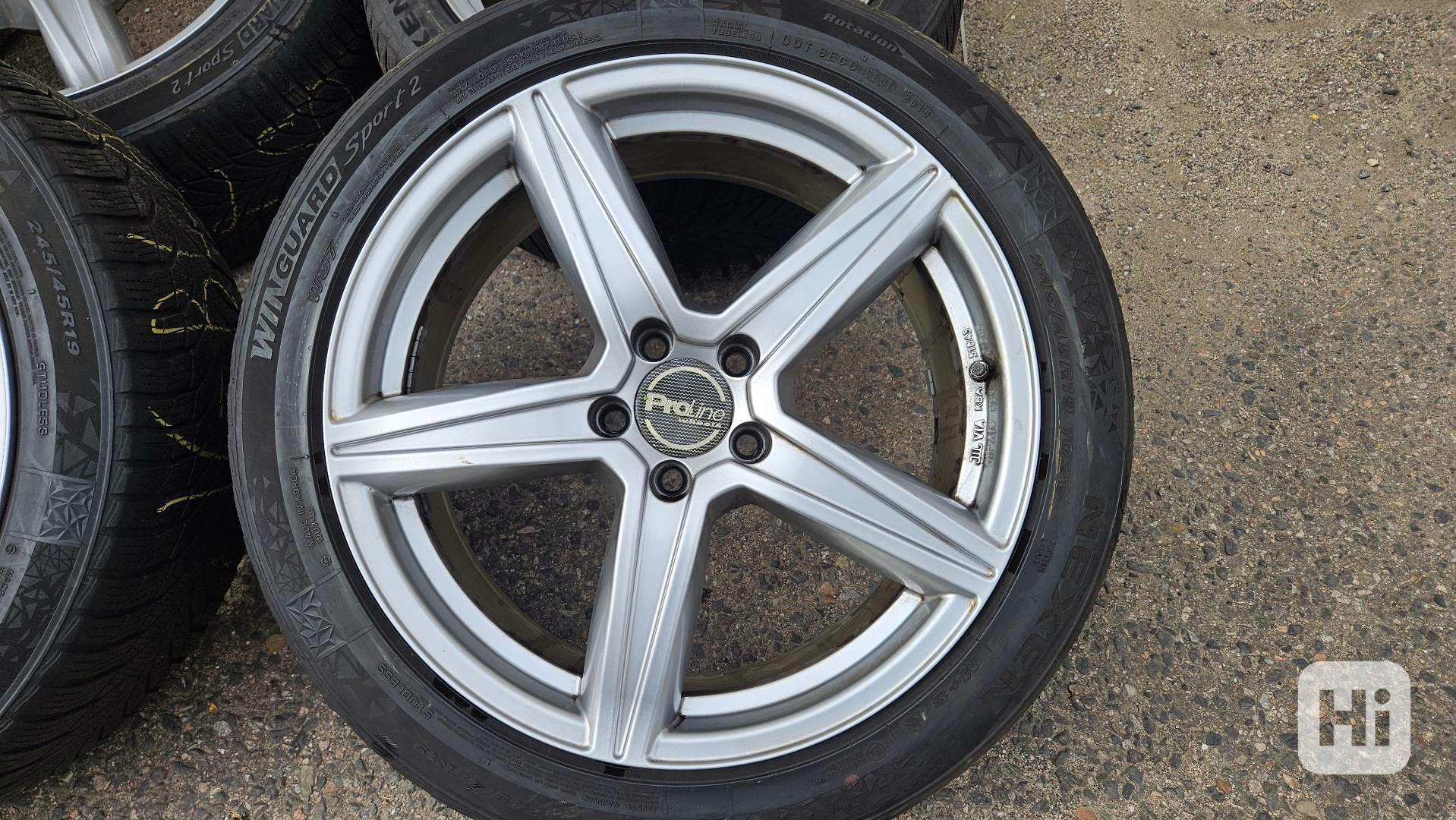 Alu kola 19" Proline 5x112 + zimní pneu Nexen 245/45 R19 – M - foto 1