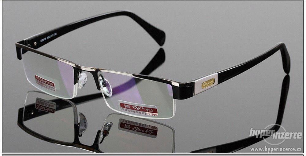 Elegantní brýle na čtení +1,0 / 1,5 / 2,0 / 2,5 dio+pouzdro, - foto 2