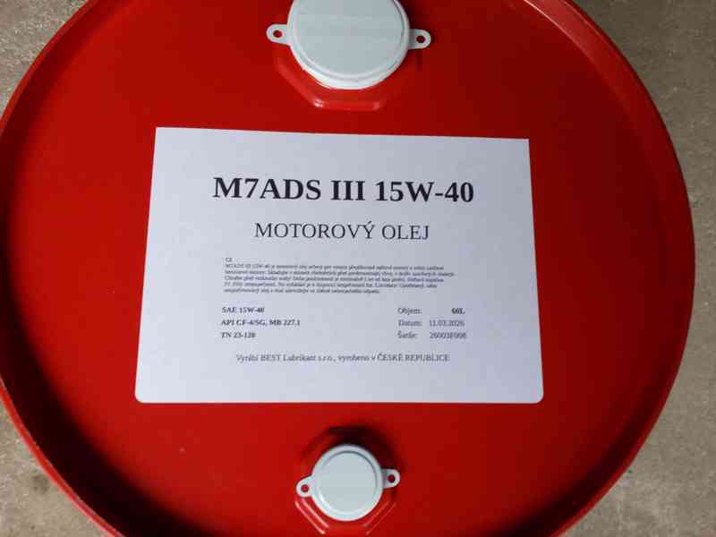 motorový olej M7ADSIII 15w-40 - foto 4