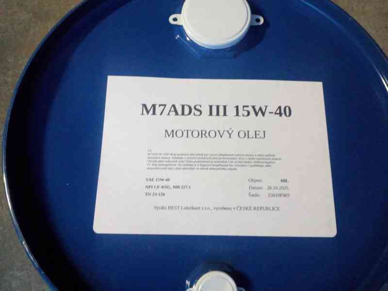 motorový olej M7ADSIII 15w-40 - foto 3