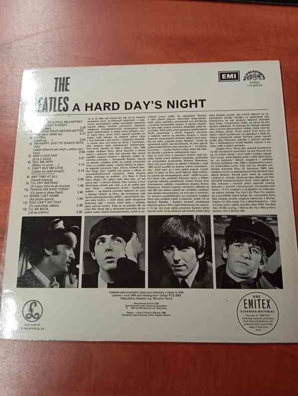 LP -  The  beatles - a hard day´s night                      - foto 4