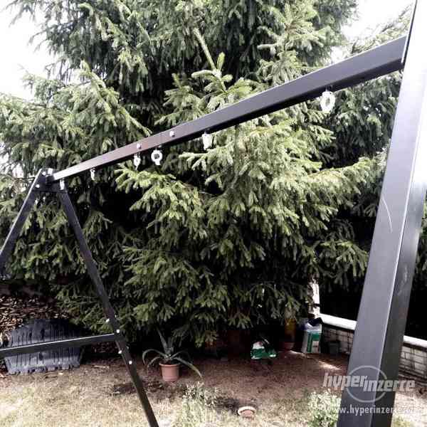 zahradni ocel houpacka na zahradu skládací 200 kg - foto 33