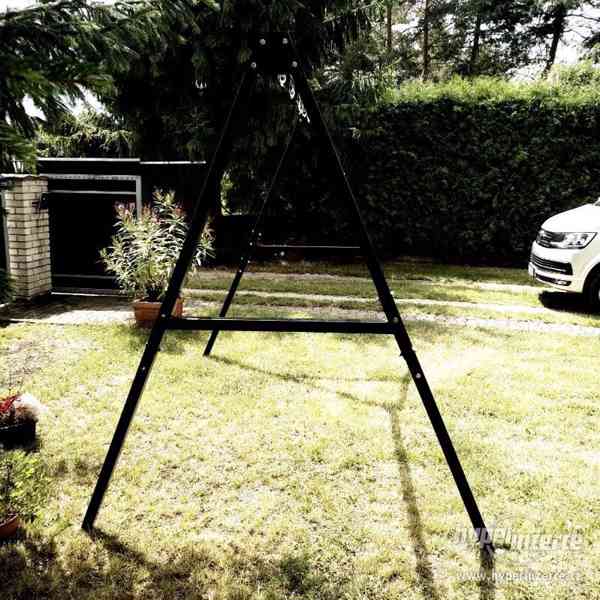zahradni ocel houpacka na zahradu skládací 200 kg - foto 37