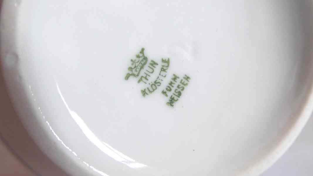 T001_ Mlékovka velká, cibulák, porcelán, retro - foto 2