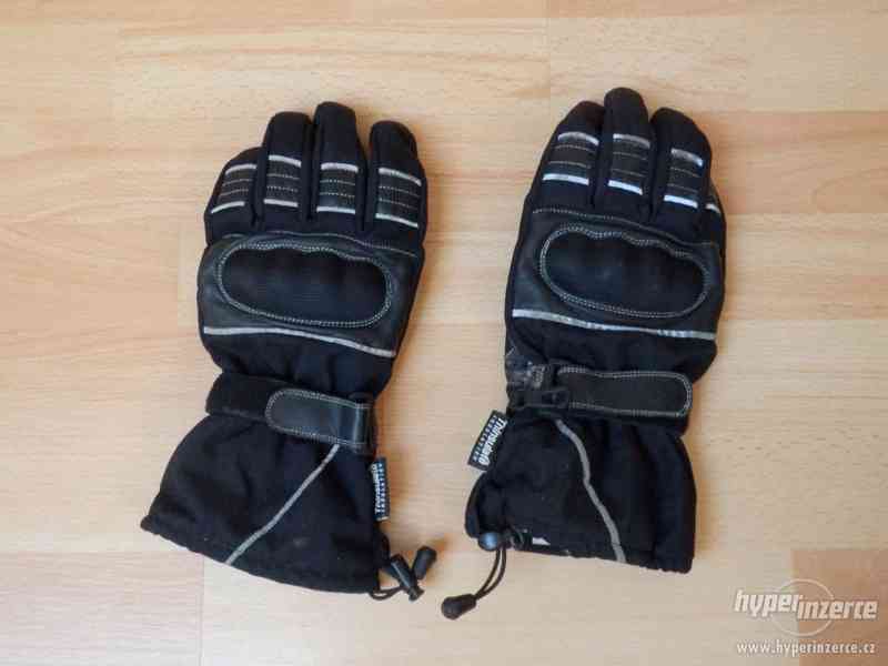 Motocyklové rukavice Thinsulate - foto 1
