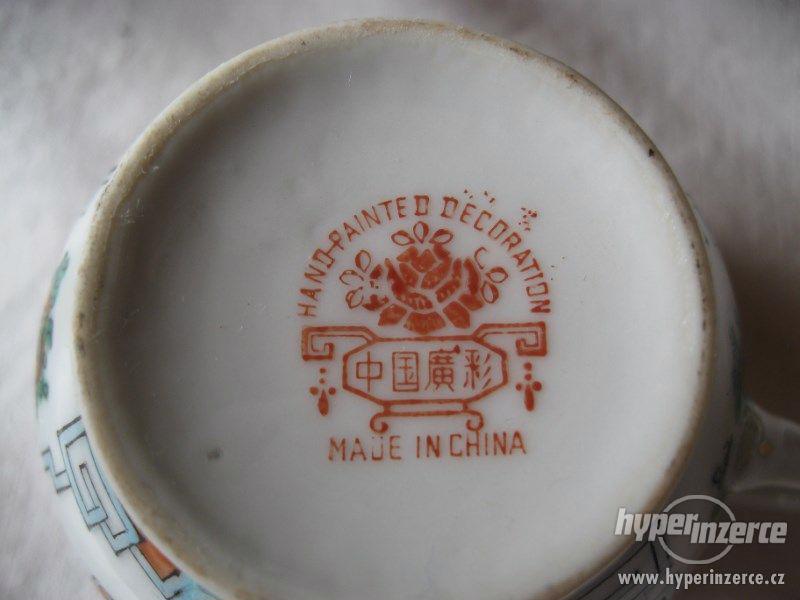 Čínský porcelánový kávový servis - foto 5