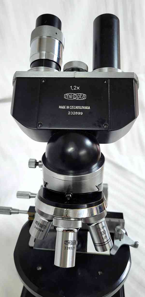 Prodám osvědčený český cestovní mikroskop MEOPTA BC 28 SV - foto 10
